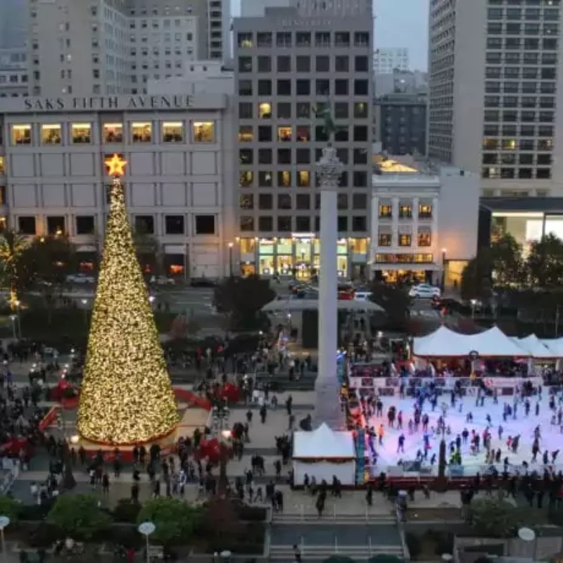 Celebrate Christmas at Union Square San Francisco